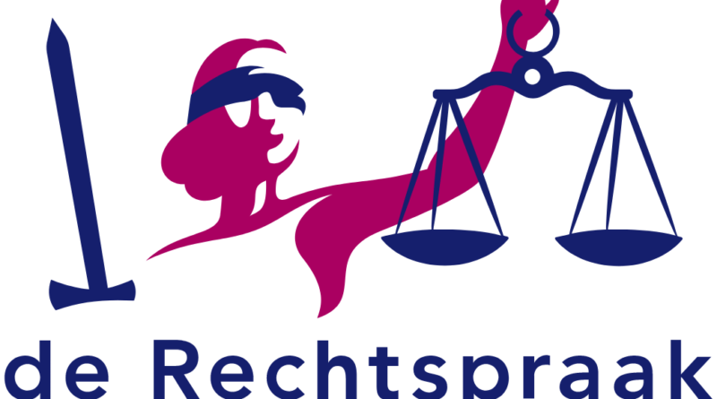 logo rechtbank vrouwe Justitia geblindoekt zwaard weegschaal